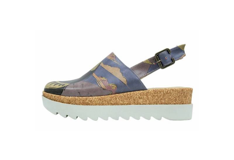 DOGO Akita Ancient Egypt Damen Sandalen Sandale Handgefertigt von DOGO