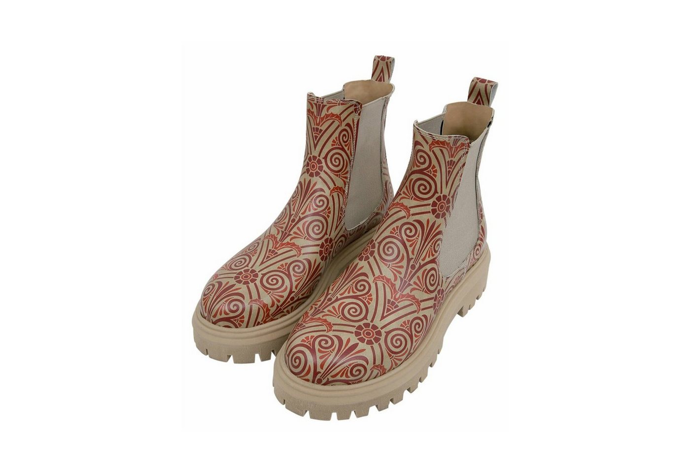 DOGO Aura Boots Majestic Gold Damen Stiefeletten Chelseaboots Handgefertigt von DOGO