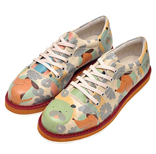 DOGO Damen Broke's Oxford-Wohnung, Multicolore, 37 EU von DOGO