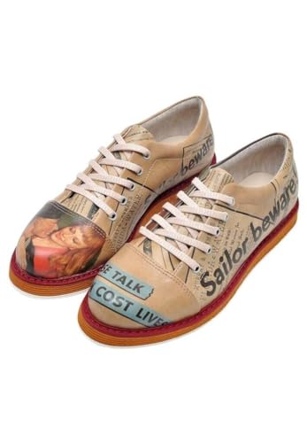 DOGO Damen Broke's Oxford-Wohnung, Multicolore, 38 EU von DOGO