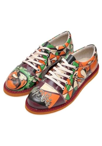 DOGO Damen Broke's Oxford-Wohnung, Multicolore, 39 EU von DOGO