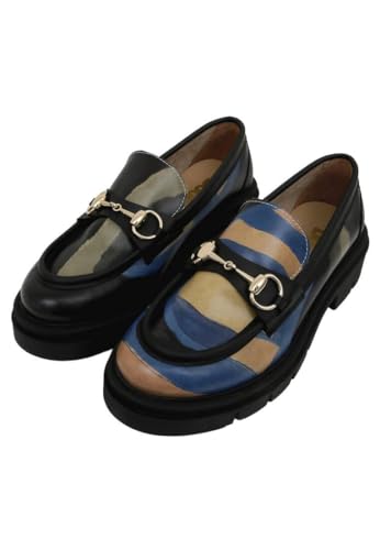 DOGO Damen Cindy Loafer, Mehrfarbig, 39 EU von DOGO