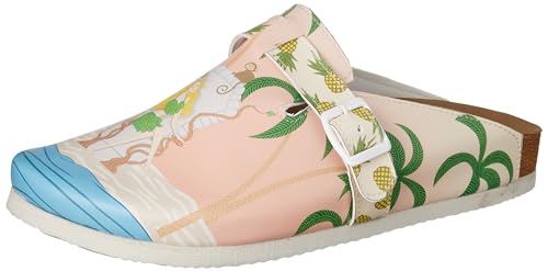 DOGO Damen Comfie Sandale, Mehrfarbig, 41 EU von DOGO