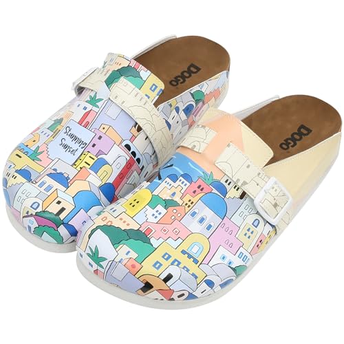 DOGO Damen Comfie Sandale, beige, 37 EU von DOGO