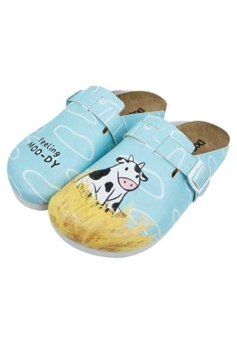 DOGO Damen Comfie Sandalen, blau, 41 EU von DOGO