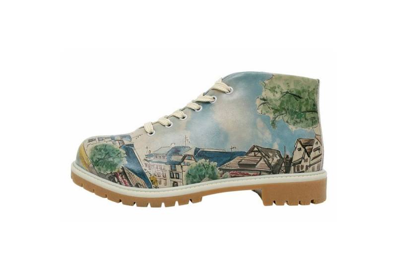 DOGO Shortcut Boots Hedge-Hug Damen Stiefeletten, Shortcut Boots Stiefel Handgefertigt von DOGO