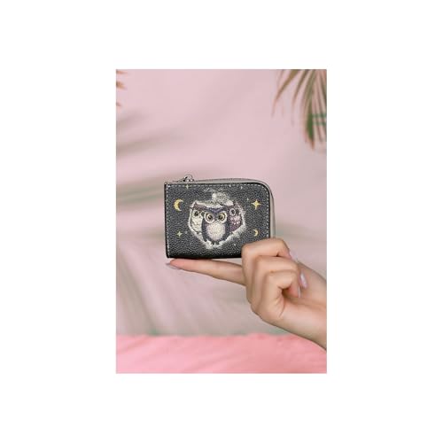 DOGO Damen Geldbörse - Coincy - Owls Family -Geldtasche aus Lederfreiem Material Portemonnaie für Frauen mit einzigartigem Design von DOGO