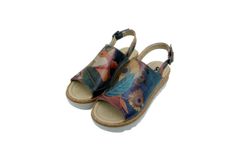 DOGO Gigi Sandale Blooming Dog Damen Sandalen Sandalette Handgefertigt von DOGO
