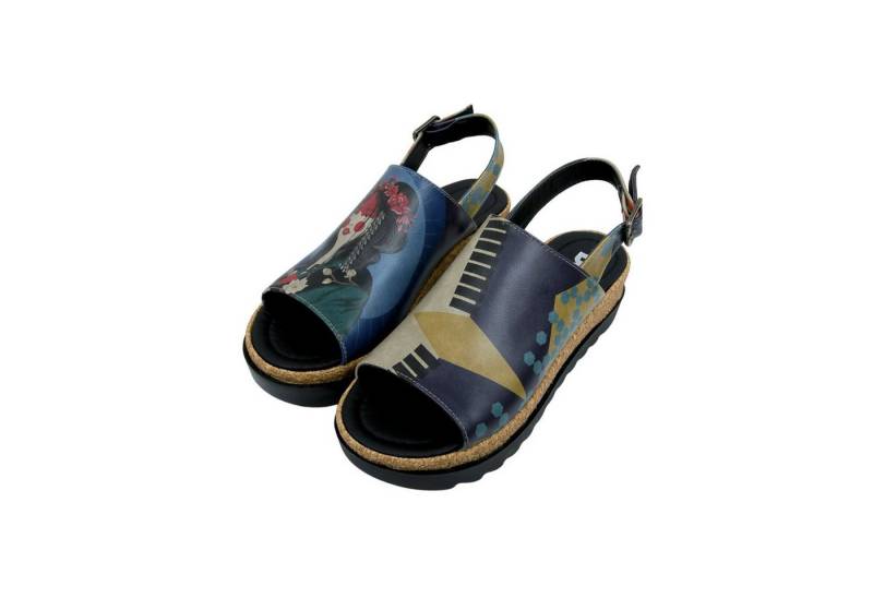 DOGO Gigi Sandale Bring Your Colours To Life Damen Sandalen Sandalette Handgefertigt von DOGO