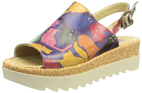 DOGO Damen Gigi Heeled Sandalen, mehrfarbig, 39 EU von DOGO