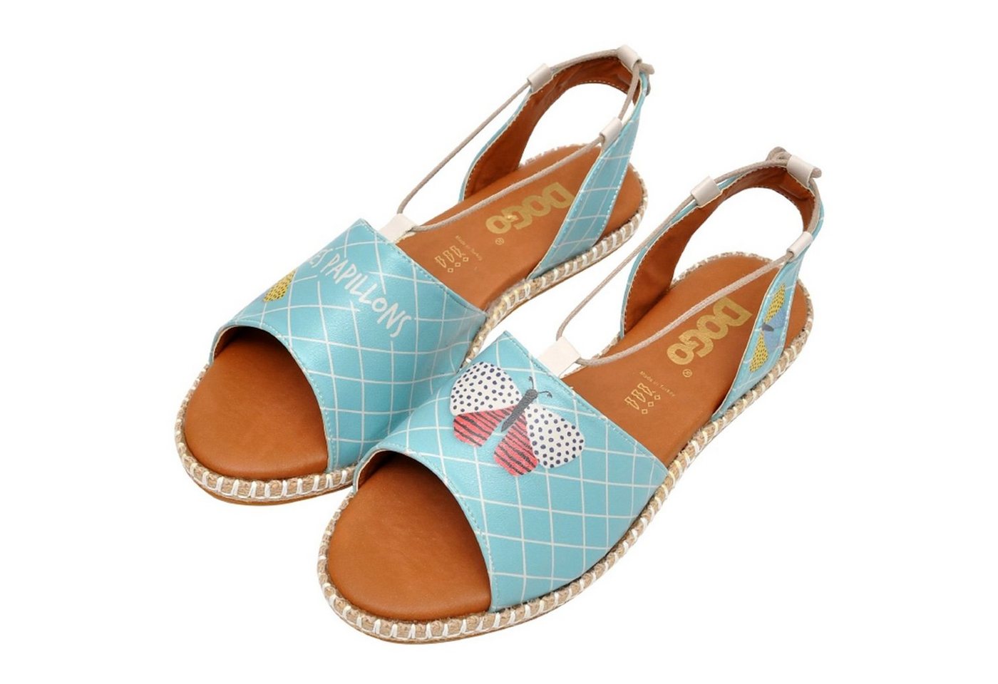 DOGO Hazel Les Papillons Damen Sandalen/ Sandaletten / Female Sandale Vegan DOGO Hazel Les Papillons Damen Sandalen/ Sandaletten / Female Sandale Vegan von DOGO