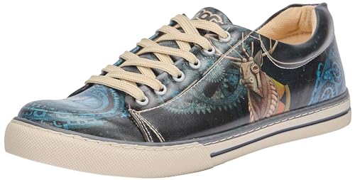 DOGO Damen Herren Sneakers Sneaker, blau, 41 EU von DOGO