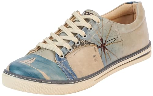 DOGO Damen Herren Sneakers Sneaker, blau, 41 EU von DOGO