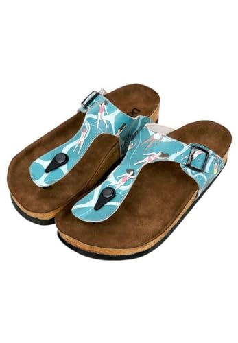 DOGO Damen Lila Flip-Flop, Mehrfarbig, 41 EU von DOGO