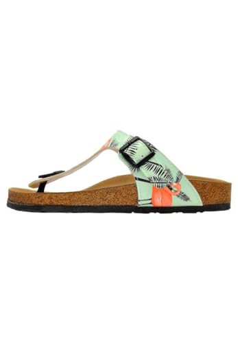 DOGO Damen Lila Flip Flops, Multicolor, 37 EU von DOGO