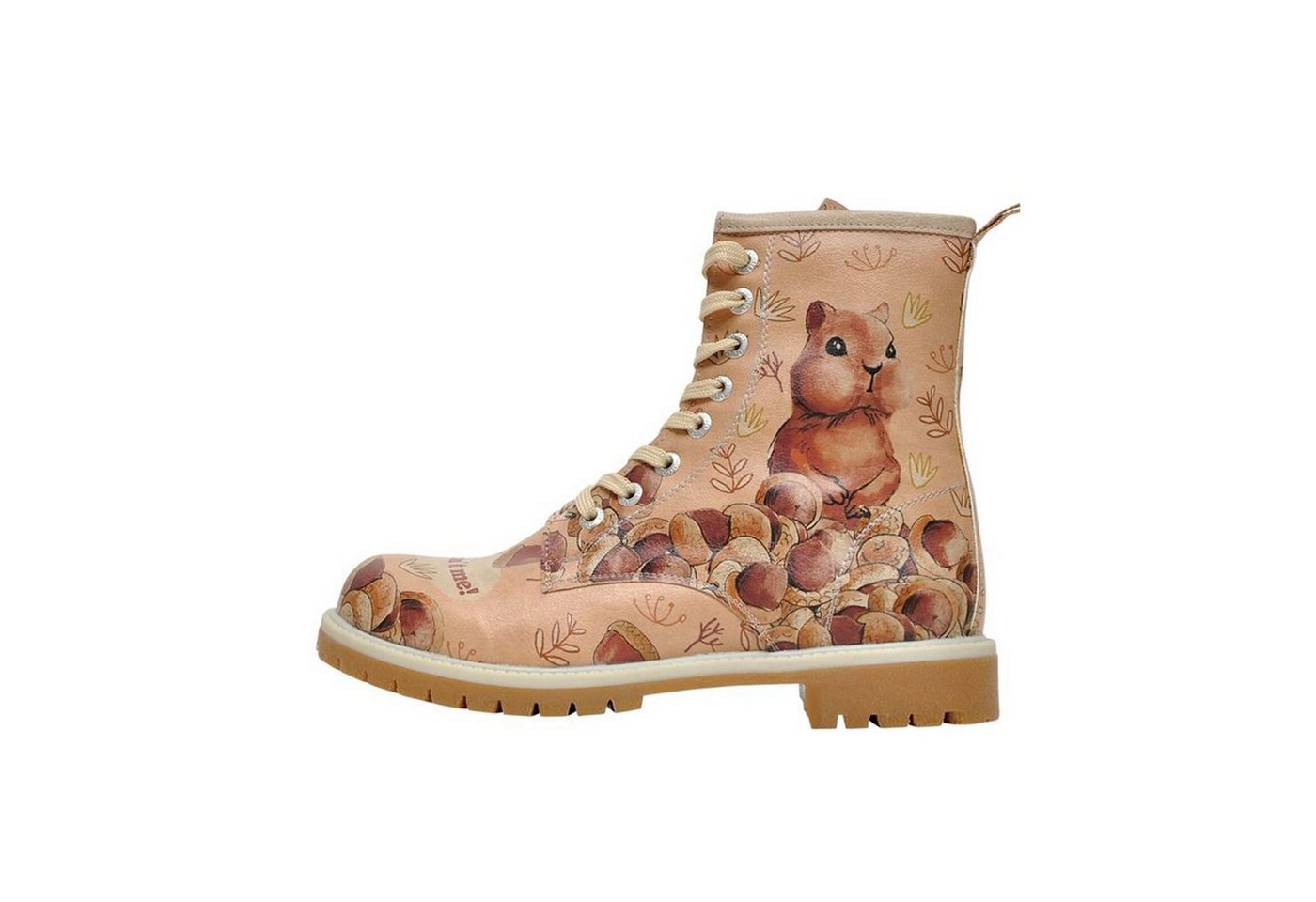 DOGO Longe Boots Schnürstiefel There Is Always Hope Damen Schnürboots Handgefertigt von DOGO