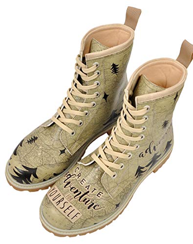 DOGO Damen Long Boots Mode-Stiefel, Multicolore, 36 EU DOGO Damen Long Boots Mode-Stiefel, Multicolore, 36 EU von DOGO