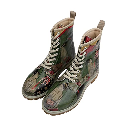 DOGO Vegane Damen Boots Stiefeletten - Mornings in Tokyo 41 von DOGO