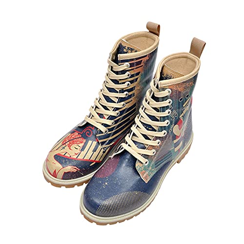 DOGO Damen Long Boots Modischer Stiefel, Multicoloured, 37 EU von DOGO