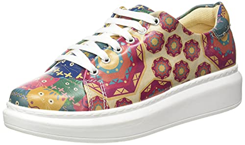 DOGO Myra Sneaker - Mexican - Damen Sneaker Atmungsaktive Design… von DOGO