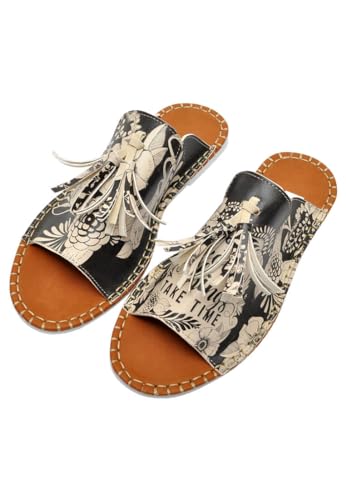 DOGO Damen New Pine Sandale, Schwarz, 36 EU von DOGO