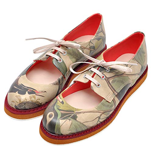 DOGO Damen Pency Mary-Jane-Wohnung, Multicolore, 38 EU von DOGO