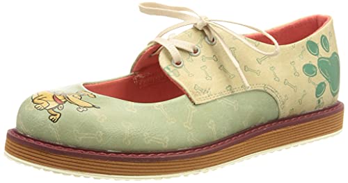 DOGO Damen Pency Mary Jane flach, Multicolor, 41 EU von DOGO