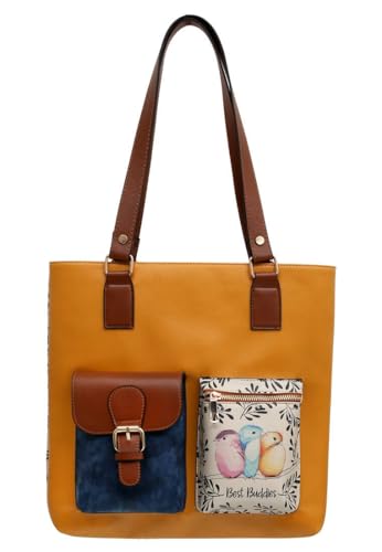 DOGO Damen Sac de Multi-poches Best Buddies Mehreren Taschen, Mehrfarbig von DOGO