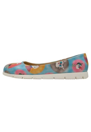 DOGO Damen Shine Ballerinas, Multicolor, 36 EU von DOGO