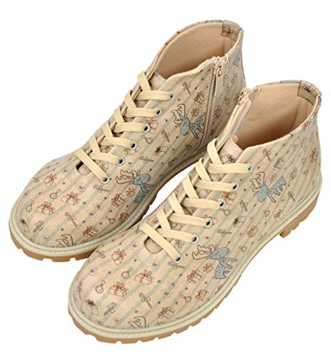 DOGO Damen Shortcut Boots Stiefelette, Multicolore, 37 EU DOGO Damen Shortcut Boots Stiefelette, Multicolore, 37 EU von DOGO