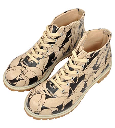 DOGO Damen Shortcut Boots Stiefelette, Multicolore, 39 EU von DOGO