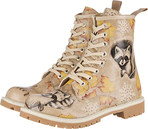 DOGO Schuhe Vegane Damen Boots Stiefeletten - Raccoon 41 von DOGO