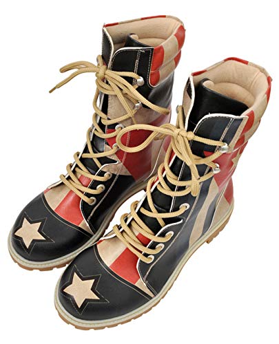 DOGO Damen Super Boots Mittlerer Wadenstiefel, Multicolore, 36 EU von DOGO