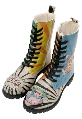 DOGO Damen Zipsy Fashion Boot, Mehrfarbig, 39 EU DOGO Damen Zipsy Fashion Boot, Mehrfarbig, 39 EU von DOGO