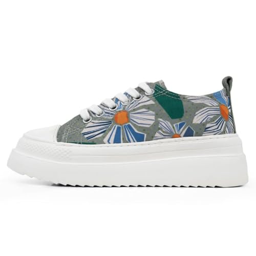 DOGO Freya Low-Top Sneaker Origami Bloom Damen Sneaker 37 von DOGO