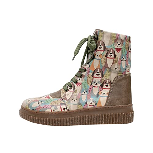 DOGO Future Boots - Best Friends Forever - Vegane Damen Boots und Nachhaltige und Bunte Stiefeletten - Trendige Bequeme Stiefel für Damen von DOGO