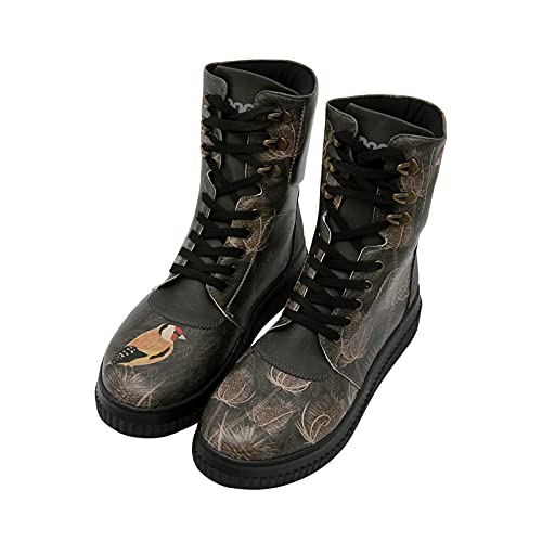DOGO Future Boots - Goldfinch - Vegane Damen Boots und Nachhaltige und Bunte Stiefeletten - Trendige Bequeme Stiefel für Damen von DOGO