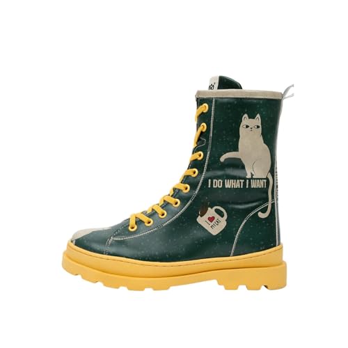 DOGO Gisele - I do what I want - Vegane Damen Boots und Nachhaltige und Bunte Stiefeletten - Trendige Bequeme Stiefel für Damen von DOGO