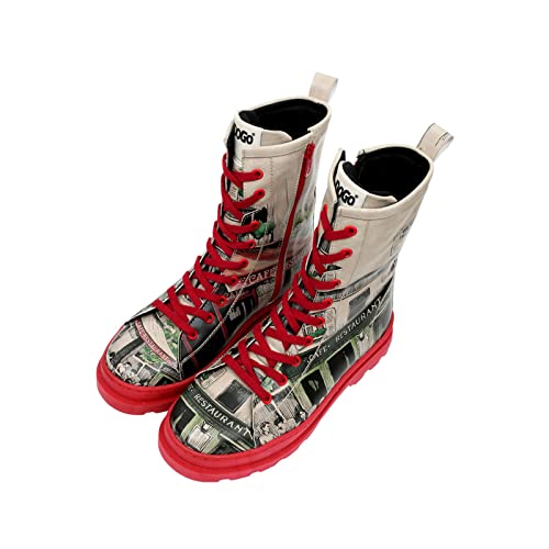 DOGO Gisele - La Vie Parisienne Vegane Damen Boots Stiefelette - Bunte und Bequeme Stiefel für Frauen | Nachhaltige Mode und Komfort 39 DOGO Gisele - La Vie Parisienne Vegane Damen Boots Stiefelette - Bunte und Bequeme Stiefel für Frauen | Nachhaltige Mode und Komfort 39 von DOGO