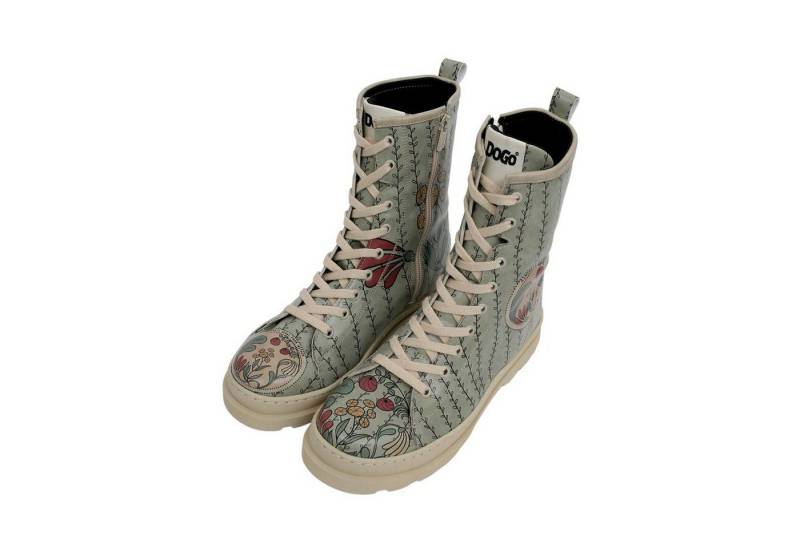 DOGO Gisele Schnürstiefel Boots Kindness Grows From Within Damen Stiefelette Handgefertigt von DOGO