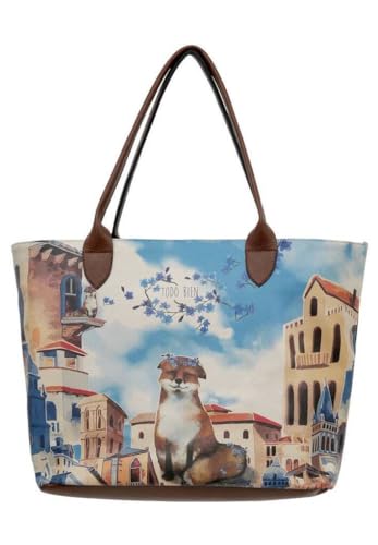 DOGO Herren Boho-chic Mehrfarbig Nylon Polyester Weekender Handtasche 5 cm x 5 cm x 35 cm von DOGO