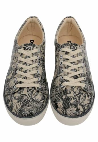 DOGO Herren Men Sneakers Sneaker, The Life of Dogs, 43 EU DOGO Herren Men Sneakers Sneaker, The Life of Dogs, 43 EU von DOGO