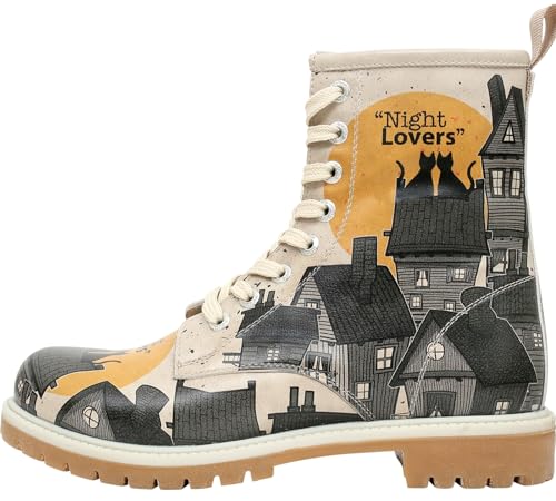 DOGO Lange Stiefel für Damen - Veganes Leder und einzigartiges Design Damen Winterstiefel, bequeme und stilvolle Damenstiefel, Nachtliebhaber-Design, 38 EU DOGO Lange Stiefel für Damen - Veganes Leder und einzigartiges Design Damen Winterstiefel, bequeme und stilvolle Damenstiefel, Nachtliebhaber-Design, 38 EU von DOGO