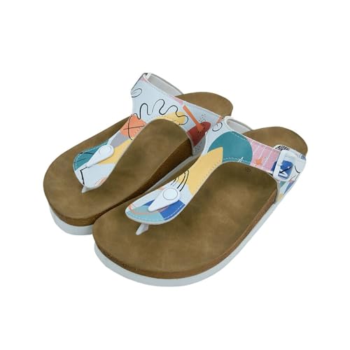 DOGO Lila Damen Sandalen - Abstract Leaves - Vegan Damen Bunte Sandalen 39 DOGO Lila Damen Sandalen - Abstract Leaves - Vegan Damen Bunte Sandalen 39 von DOGO