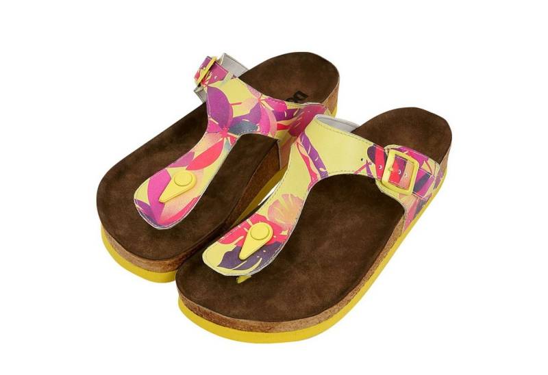 DOGO Lila Zehentrenner Planty Damen Sandalen Zehentrenner Handgefertigt von DOGO