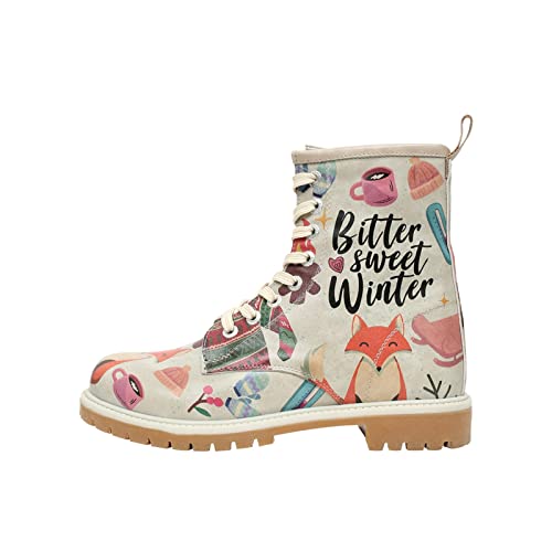 DOGO Long Boots - Bitter Sweet Winter - Vegane Damen Boots und Nachhaltige und Bunte Stiefeletten - Trendige Bequeme Stiefel für Damen von DOGO