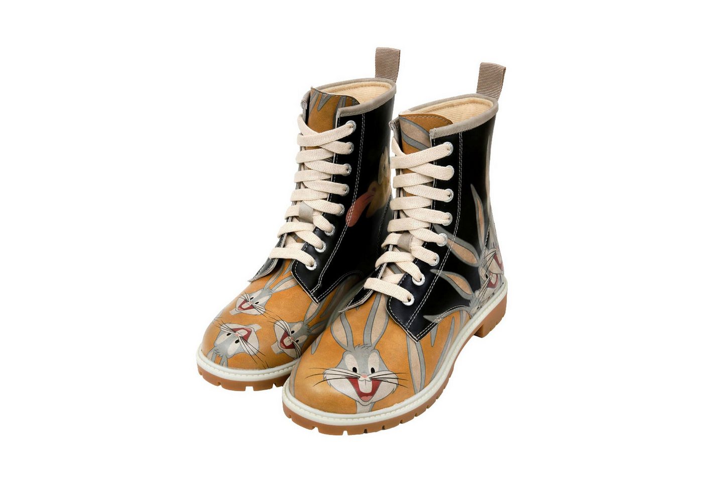 DOGO Long Boots Schnürstiefel Double Trouble Damen Stiefeletten Schnürboots Handgefertigt von DOGO