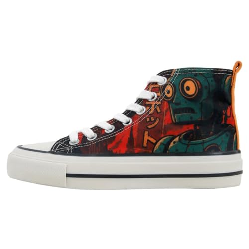 DOGO Lyra High-Top Sneaker Robotto Damen Sneaker 36 von DOGO