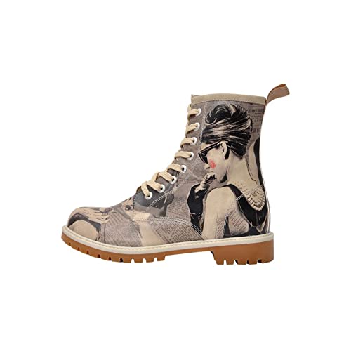 DOGO Schuhe Vegane Damen Boots Stiefeletten - Go Back to Being Yourself 42 von DOGO