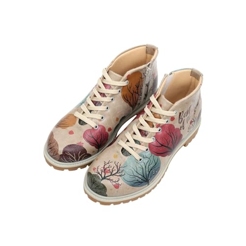 DOGO Shortcut Boots - Best Time Of The Year - Vegane Damen Boots und Nachhaltige und Bunte Stiefeletten - Trendige Bequeme Stiefel für Damen von DOGO